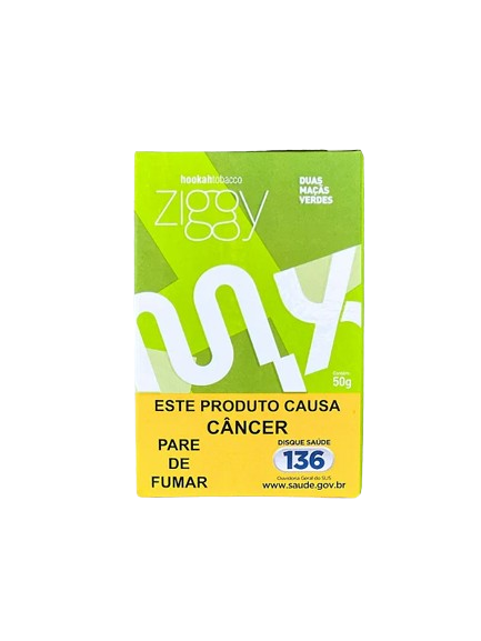 ZIGGY MIX DUAS MAÇAS VERDES 50G | Tabacaria Trevo ©